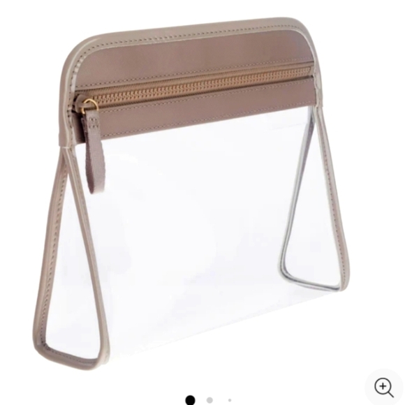 Truffle Handbags - Clarity Pouch Medium toffe